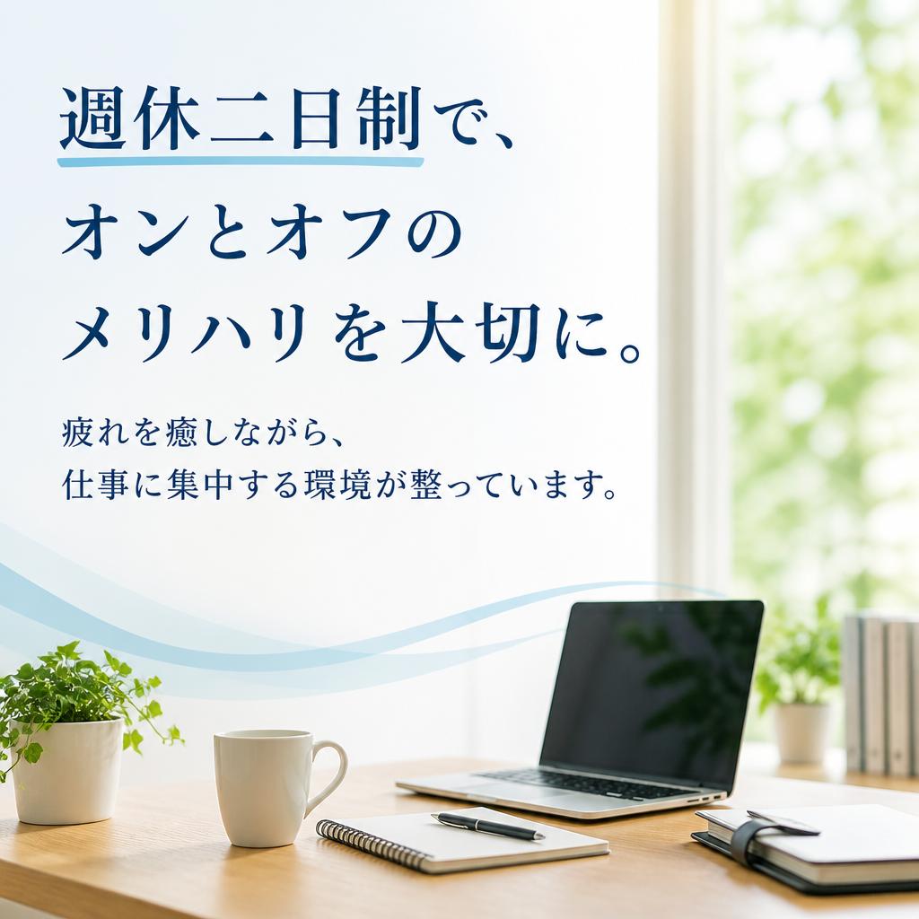 週休二日制の働き方